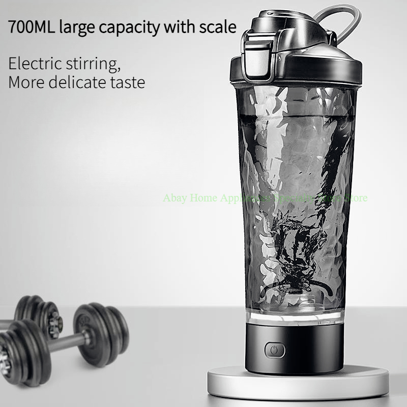 Home Gym Portable - 700ML Wiederaufladbare Elektrische Mixflasche aus Kunststoff
