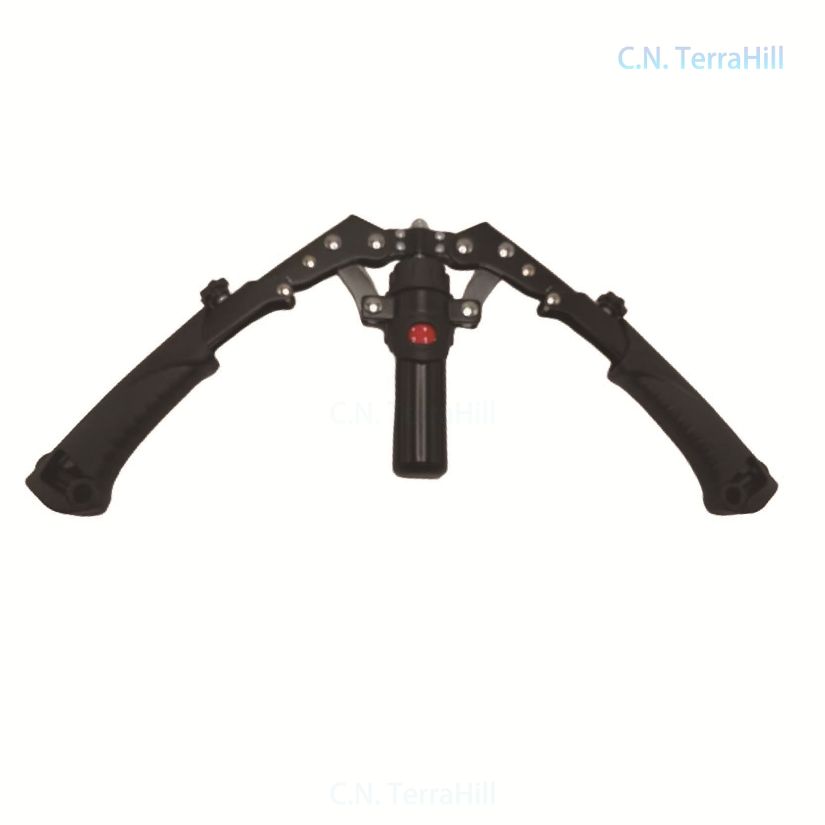 Home Gym Portable - Einstellbarer Hydraulischer Griffkrafttrainer Armtrainer 10-200kg Tragbares