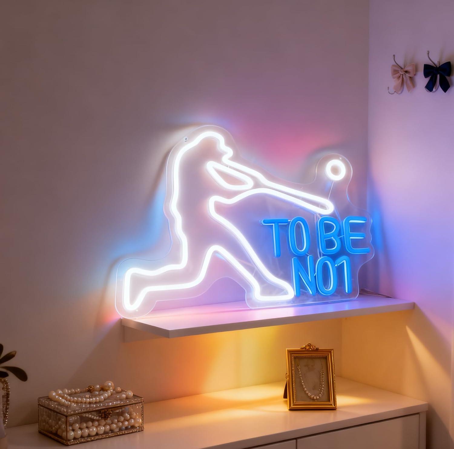 To Be No1 Neonschild USB Dimmb – Home Gym Neon Sign Bewertung und Preis