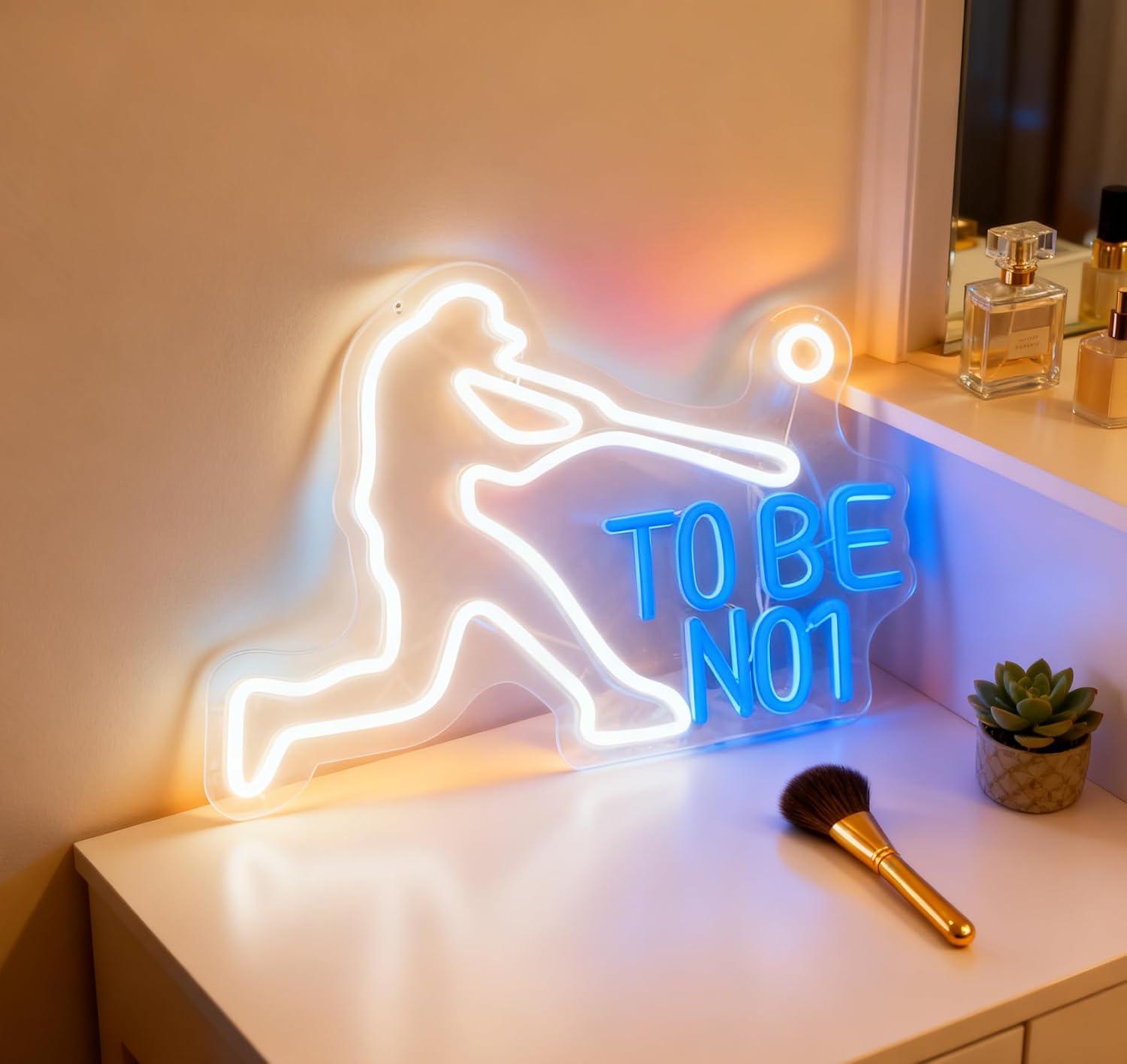To Be No1 Neonschild USB Dimmb – Home Gym Neon Sign Bewertung und Preis