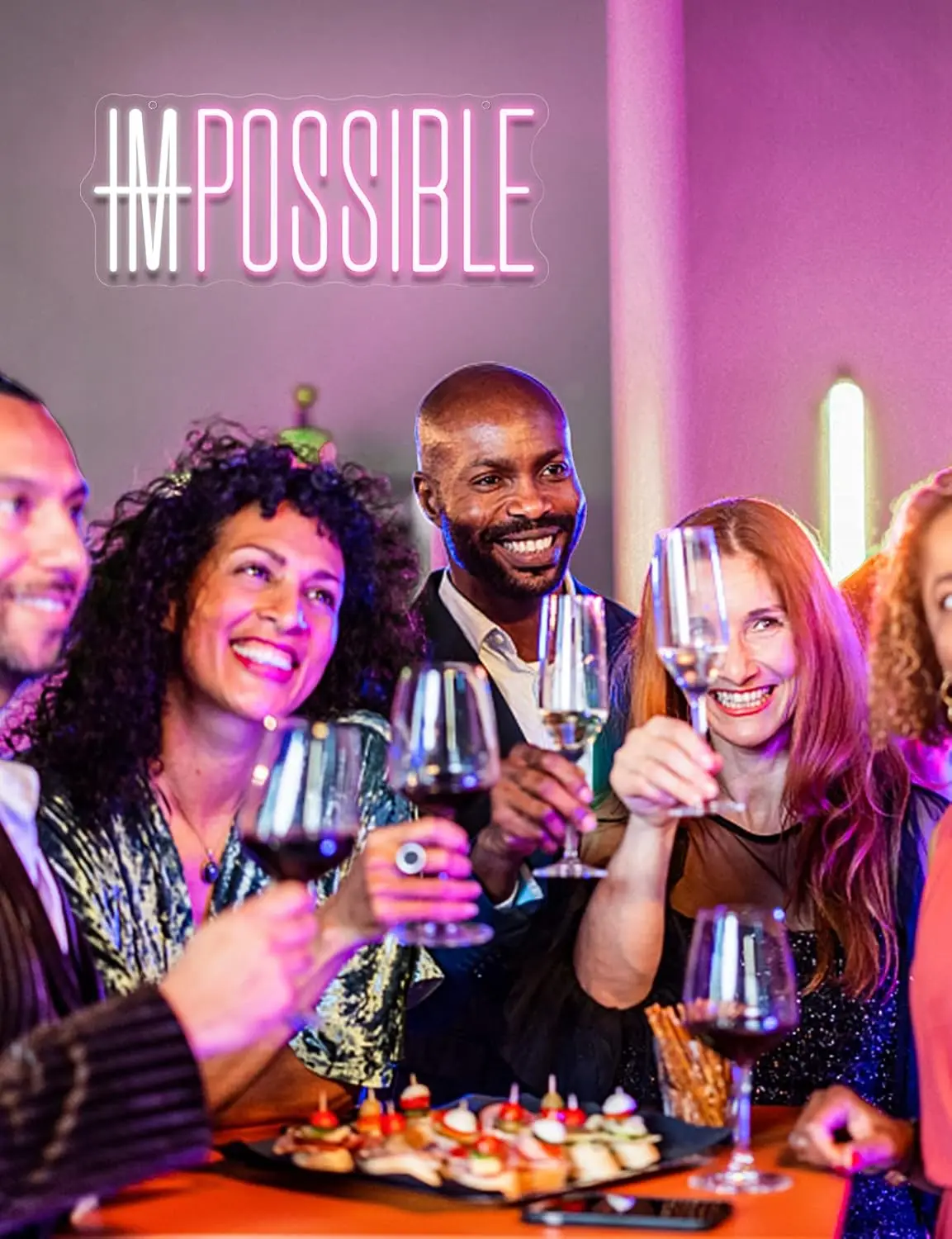 I'm Possible Neonschild Party  – Home Gym Neon Sign Bewertung und Preis