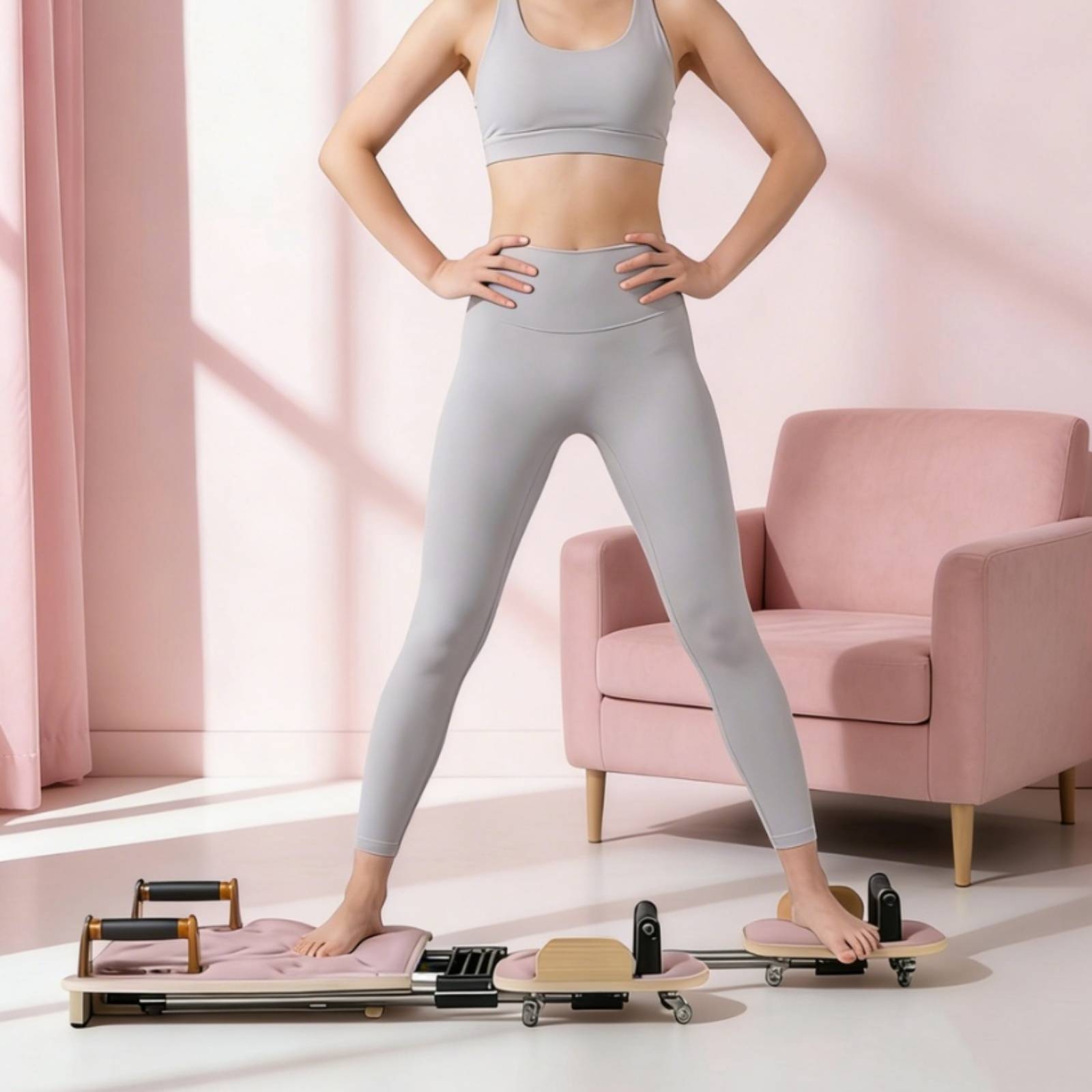 Pilates Reformer Core-Bett mit – Home Gym Portable Bewertung und Preis